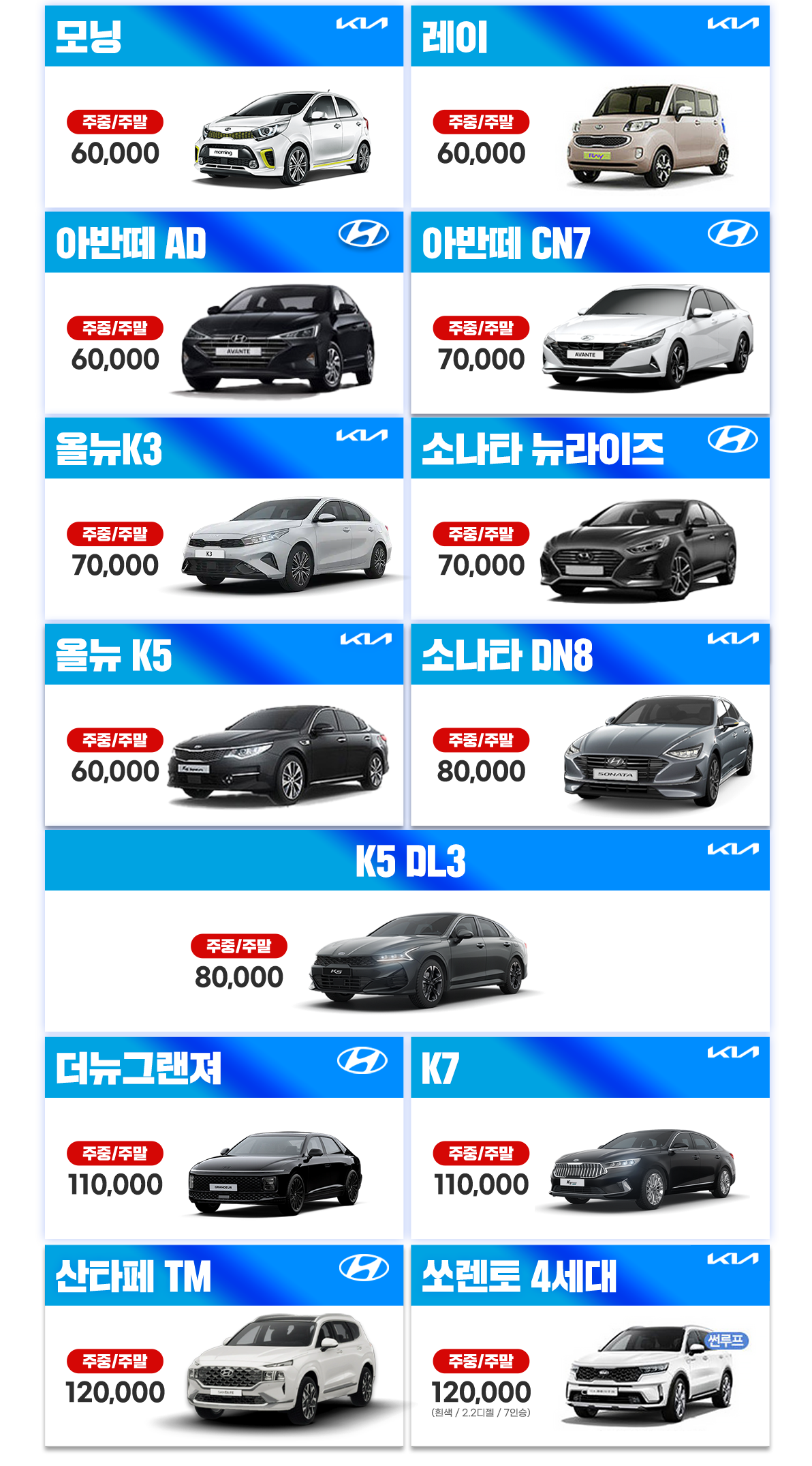 차량리스트